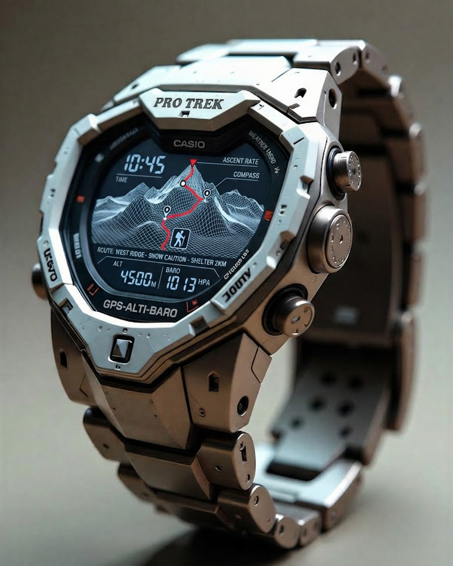 GPS-ALTI-BARO Titanium Adventure Watch